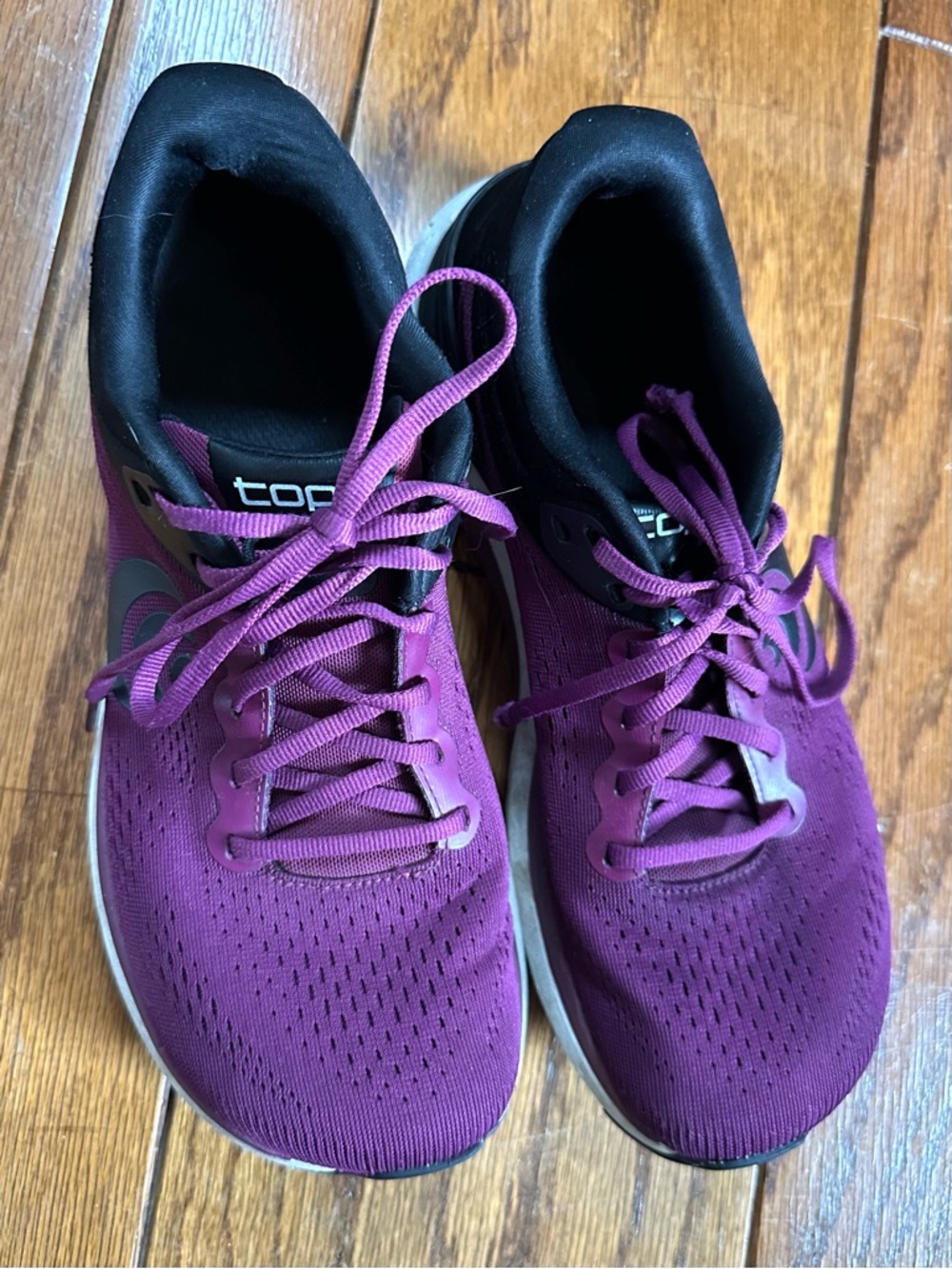Topo Women's Ultrafly 4 Athletic Shoes in Wine/Purple